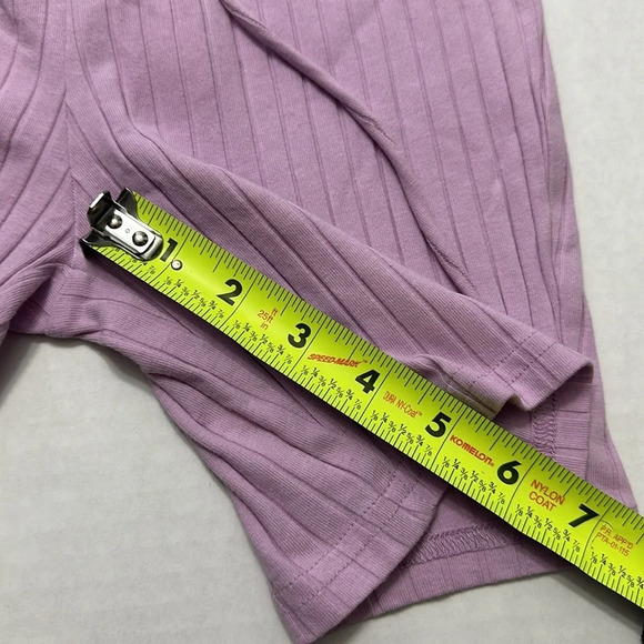 Out From Under Urban Outfitters Lilac Biker Shorts Lace Up Ribbed Size Small NWT - Picture 10 of 12